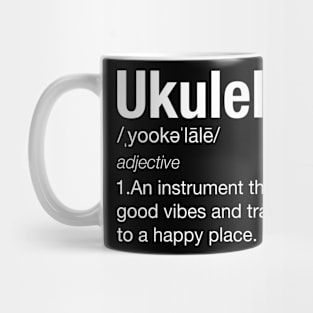 Ukulele Definition Funny TShirt Mug